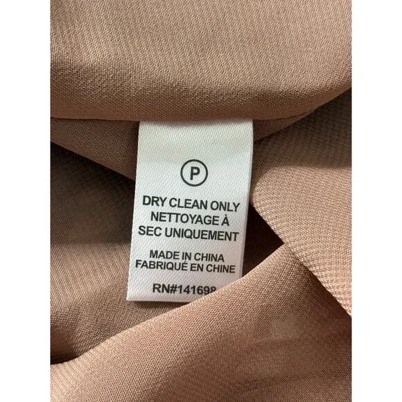 Ramy Brook Off-Shoulder Top Blouse Abstract Print Brown Cream Womens Size L - Picture 8 of 8